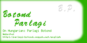 botond parlagi business card